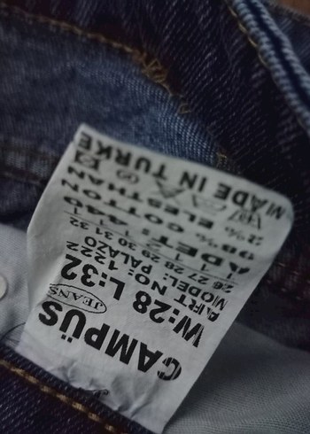 Kadın Taşlı Kot Pantolon - Görsel 4