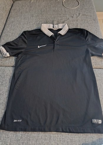 Nike Siyah Dri Fit Polo Tisort