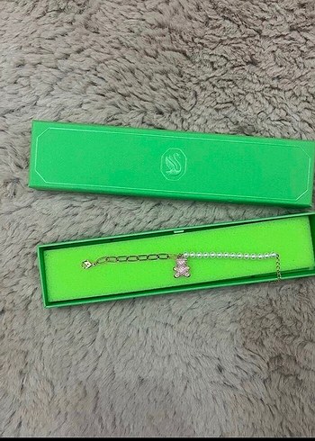 Swarovski teddy bileklik - Görsel 2