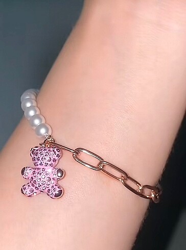 swarovski teddy bileklik