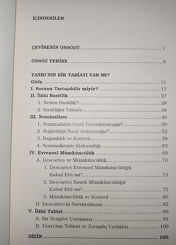 Beden Tanrı'nın Bir Tabiatı Var mı?