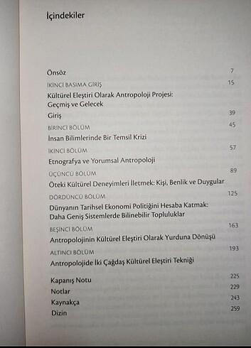  Kültürel Eleştiri Olarak Antropoloji 