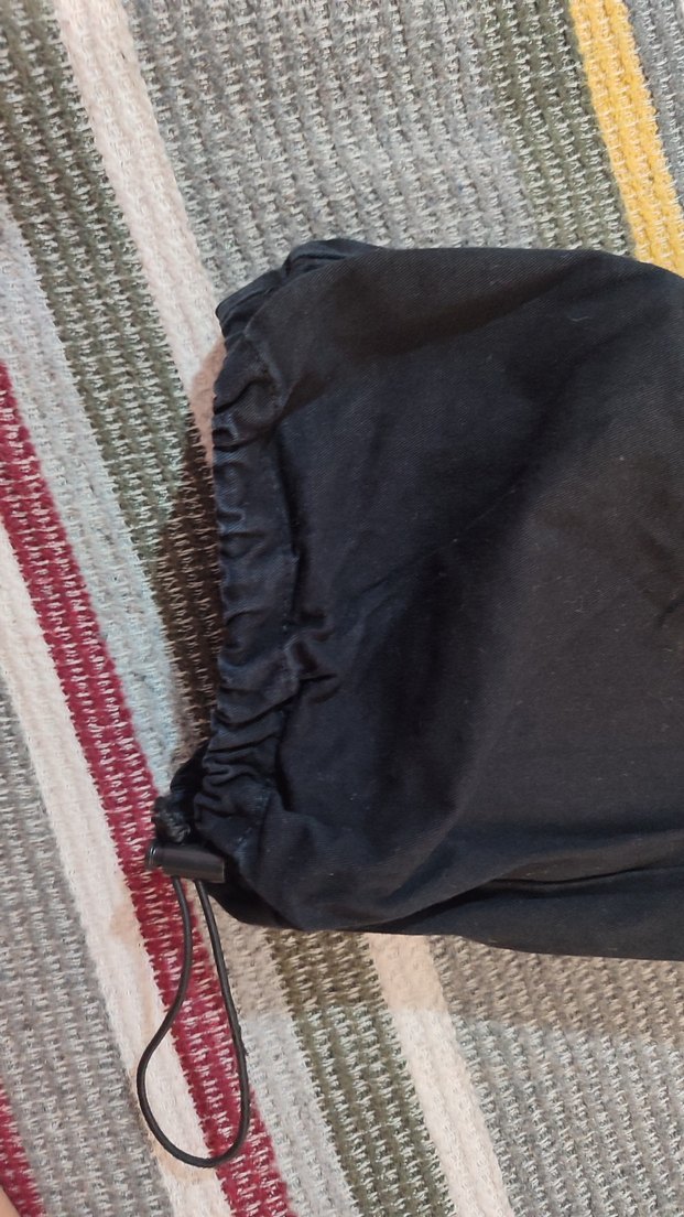 Siyah parasüt pantolon - Görsel 4