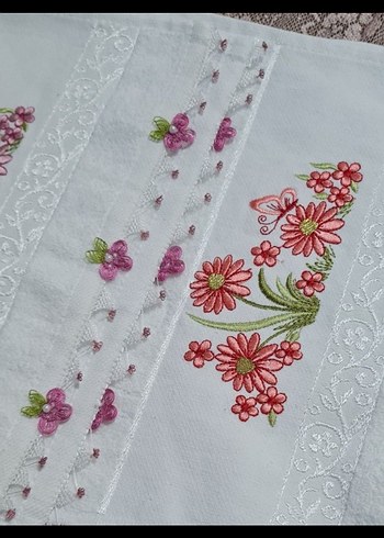 İğne oyalı mutfak havlusu - Görsel 4