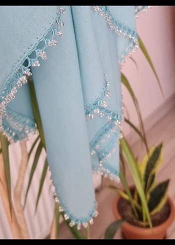 Turkuaz Boncuklu yazma - Görsel 2