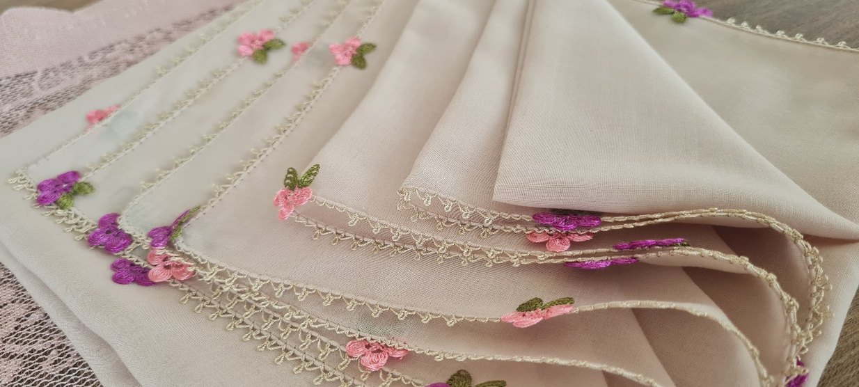 Reyyan iğne oyalı yazma - Görsel 4