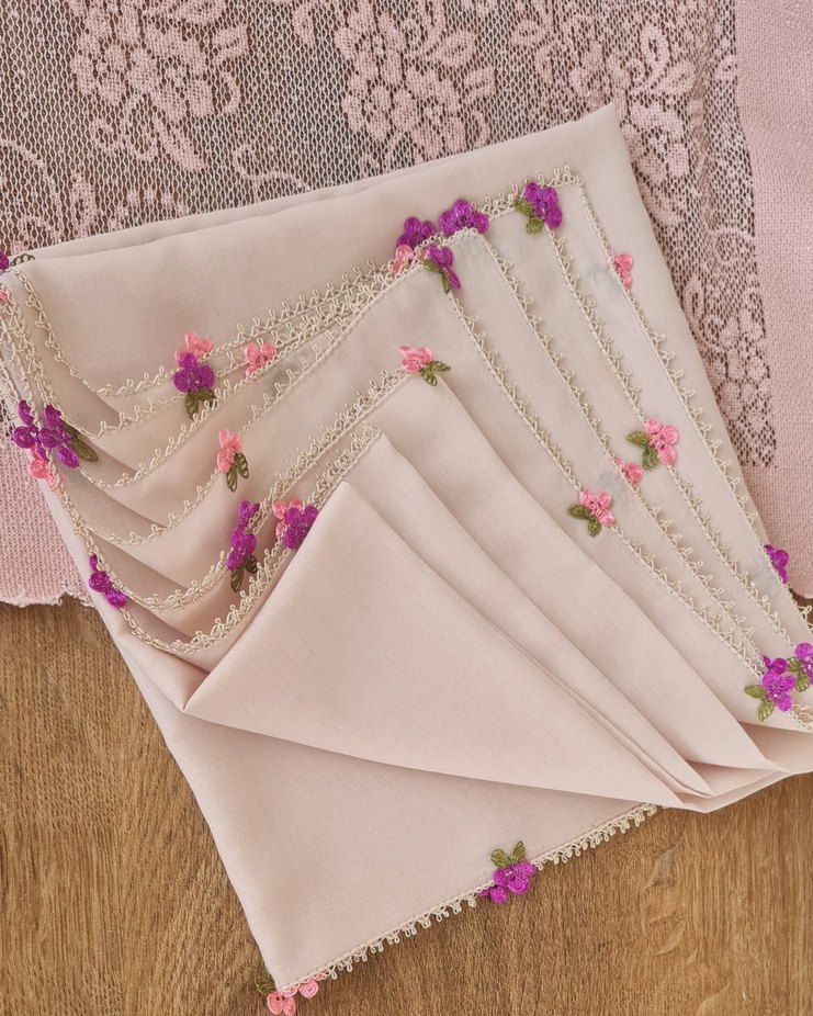 Reyyan iğne oyalı yazma - Görsel 3