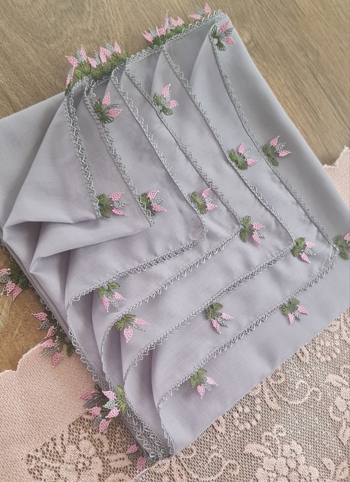 Reyyan marka iğne oyalı yazma - Görsel 4