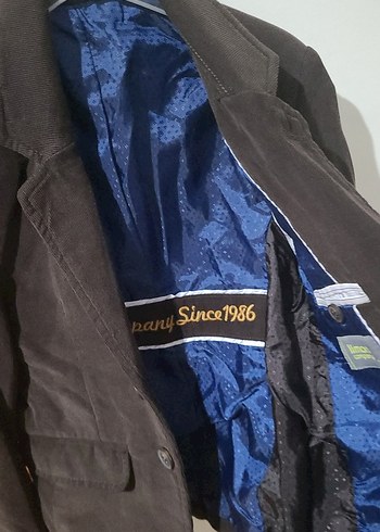 Kahverengi Erkek Çocuk Kadife Süet Düğmeli Ceket 5/6 yaş - Görsel 4