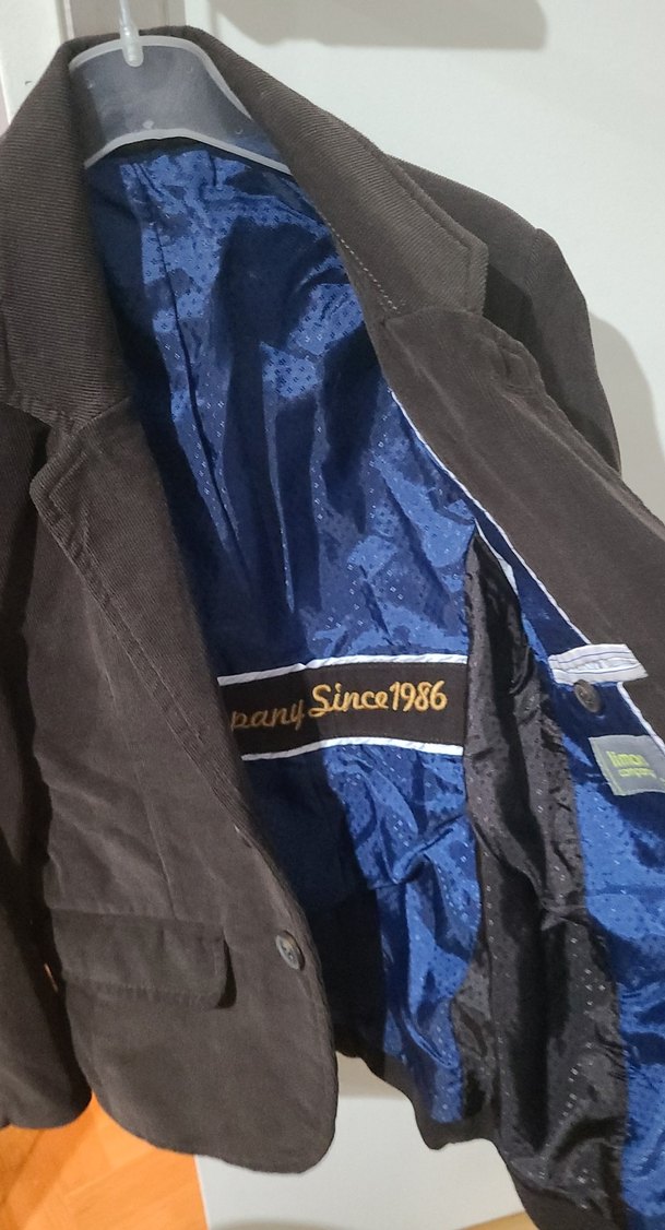 Kahverengi Erkek Çocuk Kadife Süet Düğmeli Ceket 5/6 yaş - Görsel 4