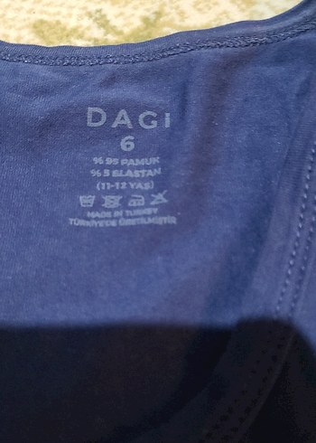 11_12 yaş Dagi marka Çocuk Renkli Baskılı Atlet 2 adet - Görsel 6