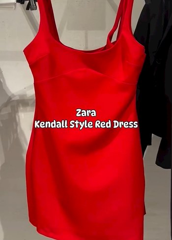 Zara Zara Kırmızı viral elbise