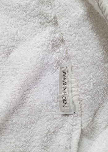 Kapüşonlu Erkek Çocuk Beyaz Bornoz - Görsel 2