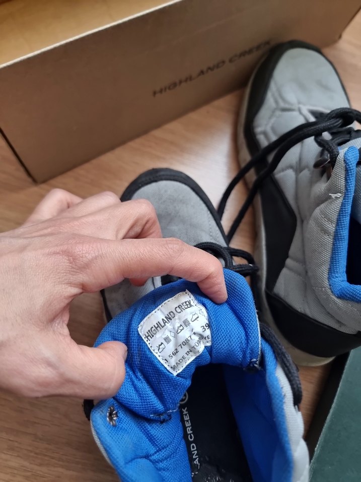 Gri Erkek Çocuk Sneakers Velcro Bantlı - Görsel 3