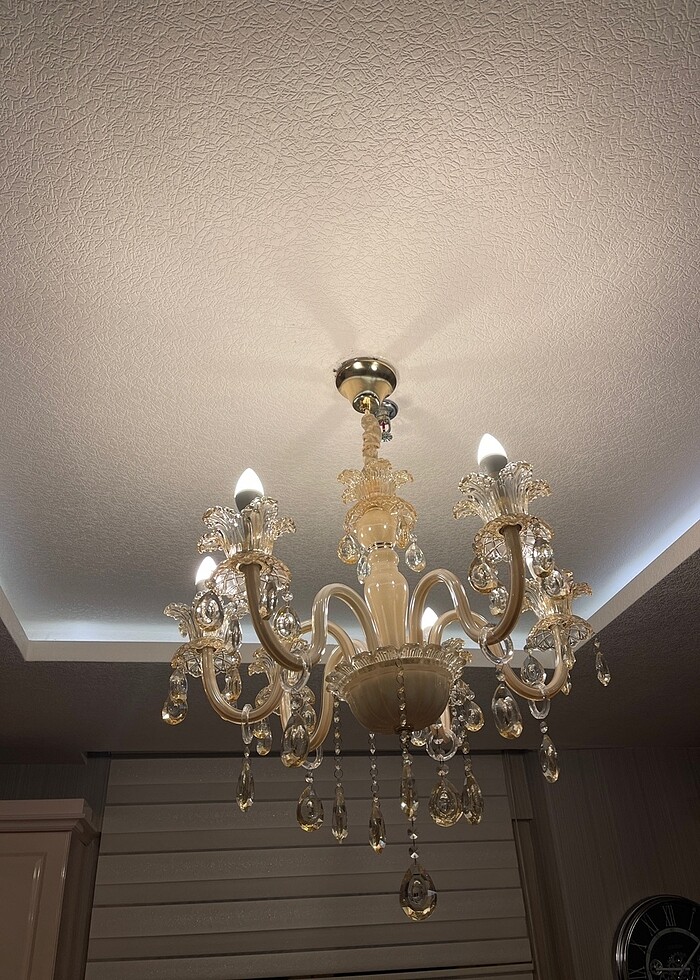 3 yıldır kullanılan gold avize (2li satılmaktadır) - Görsel 2