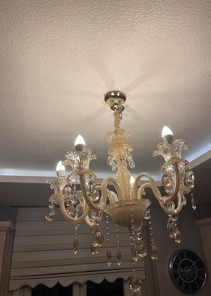 3 yıldır kullanılan gold avize (2li satılmaktadır) - Görsel 3