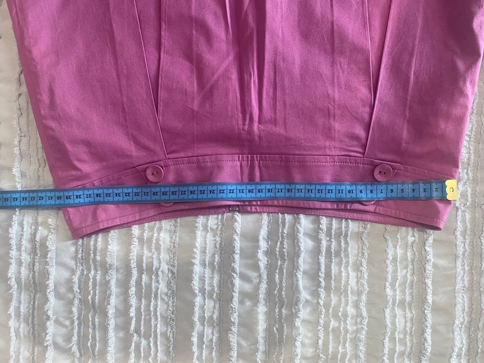 Pembe Pilili Midi Hamile Eteği - Görsel 2