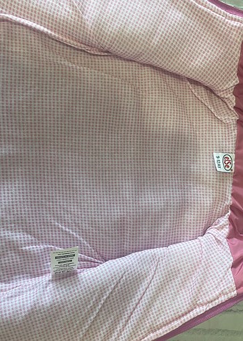 Kız Çocuk Nakışlı Fermuarlı Pembe Yelek - Görsel 2