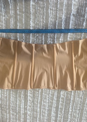 Bej Parlak Baskılı Midi Emzirme Korsesi - Görsel 2