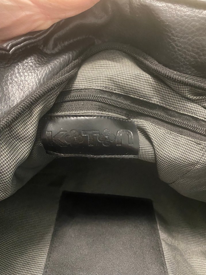 Koton marka Siyah Deri Püsküllü Gotik Kadın Çanta - Görsel 4