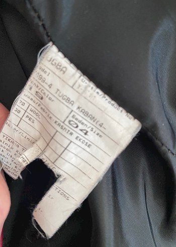 Düğmeli Mor Midi Kaban - Görsel 3