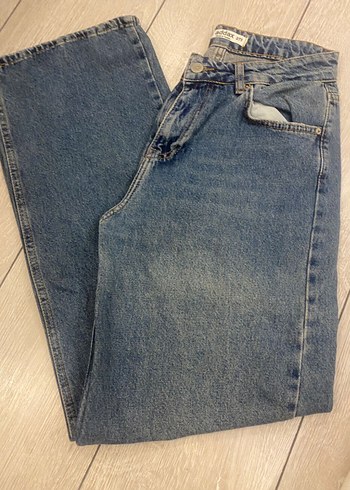 Addax Mavi Yikamali Rahat Kesim Denim Jean Addax
