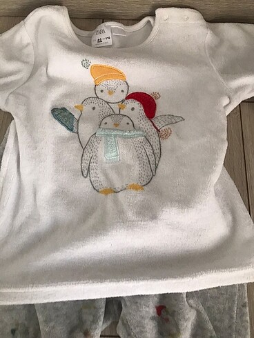 Zara ZARA ÇOCUK HAVLU PİJAMA TAKIM