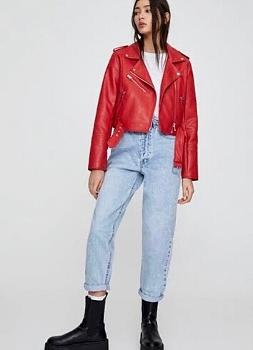 Pull and Bear PULL and BEAR Deri Ceket