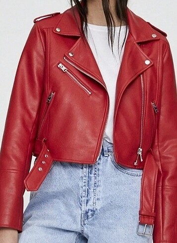 PULL and BEAR Deri Ceket