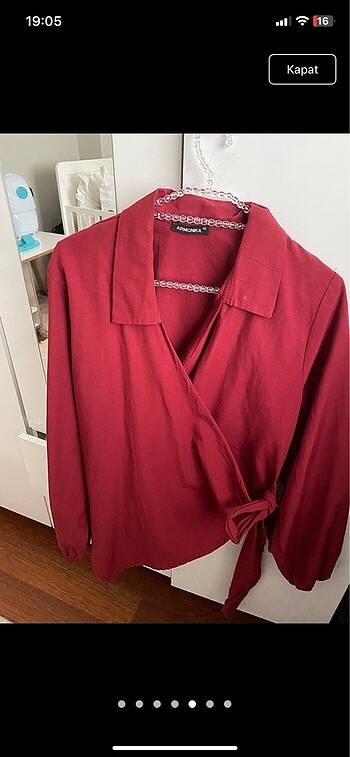 xl Beden bordo Renk Yeni gibi