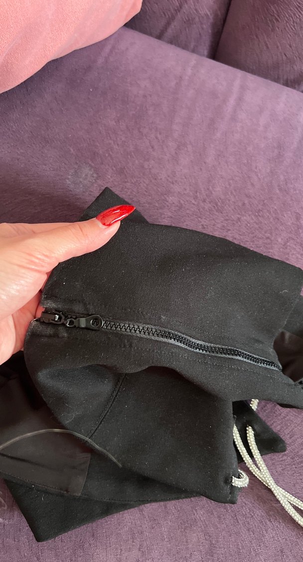 Beyyoğlu Butik Nakışlı Siyah Midi Korset - Görsel 3