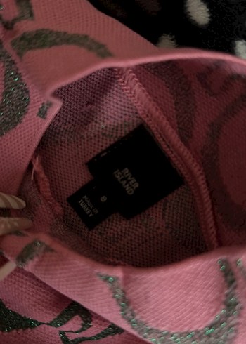 Pembe Yılan Desenli Uzun Kollu Triko Elbise - Görsel 2