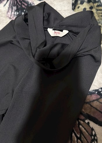 Penti Parlak Siyah Elastik Kadın Spor Tayt - Görsel 2