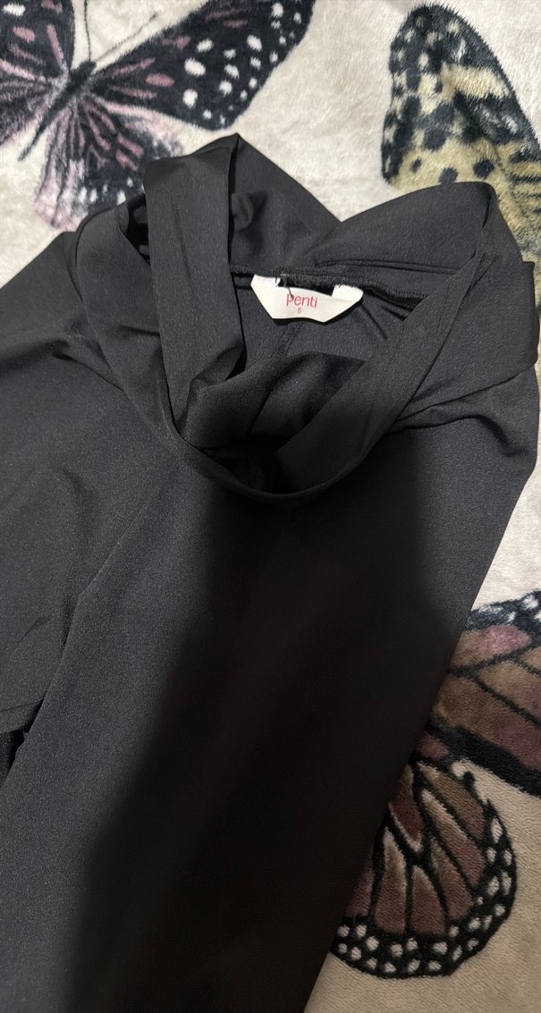 Penti Parlak Siyah Elastik Kadın Spor Tayt - Görsel 2