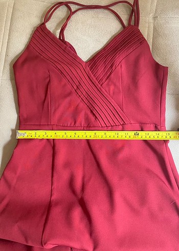 Elbise bordo - Görsel 4