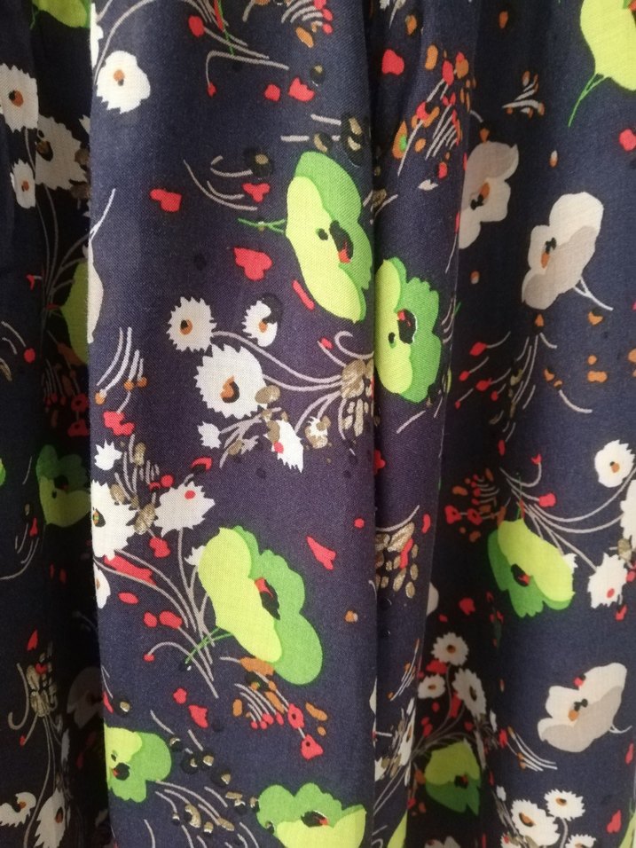 Bohem Çok Renkli V Yaka Bluz - Görsel 4