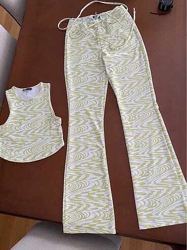 Defacto Defacto pantolon crop takım
