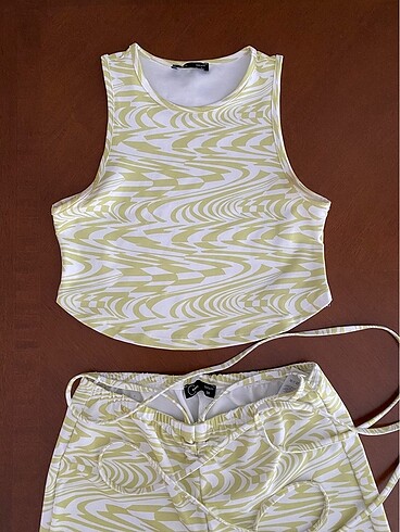 38 Beden Defacto pantolon crop takım