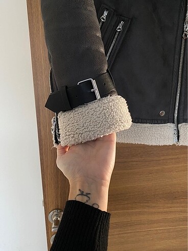 xs Beden siyah Renk Beshka biker ceket
