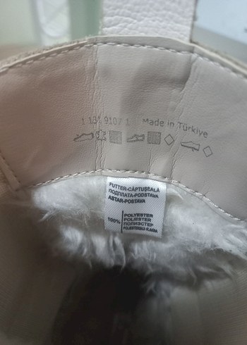 Beyaz Platform Topuklu Kadın Bot - Görsel 5