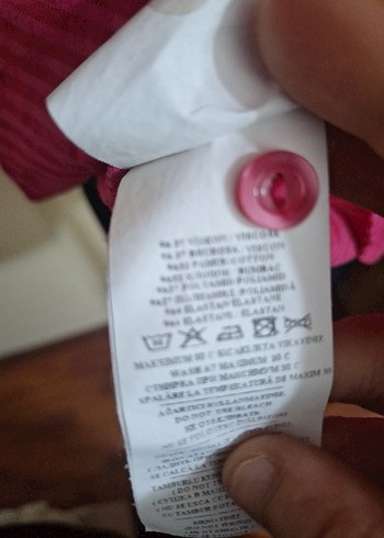 Pembe V Yaka Strappy - Görsel 4