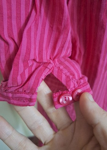 Pembe V Yaka Strappy - Görsel 6