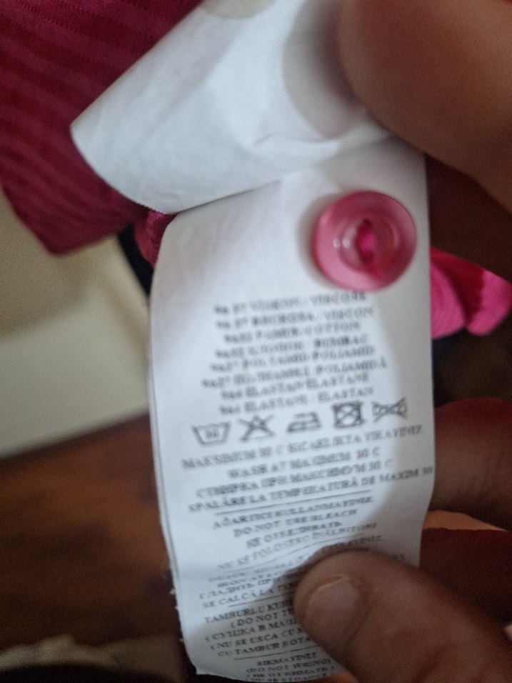 Pembe V Yaka Strappy - Görsel 4