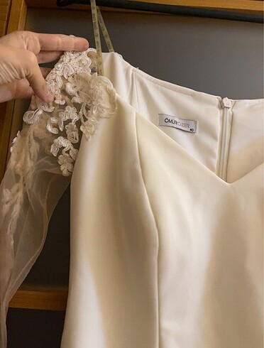 Beyaz elbise ömür özer marka - Görsel 2