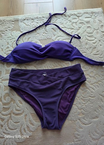 Mor Strappy Kadın Bikini Takımı