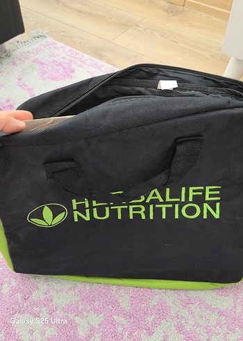 Beden yeşil Renk Yeşil Baskılı herbqlife Çantası