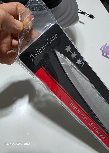 2K 21 cm Sarı Saplı Et Bıçağı