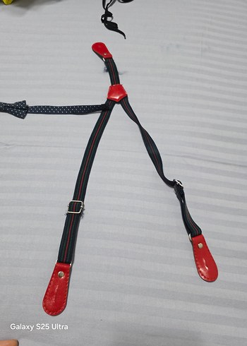 Mavi Noktalı Çocuk Papyonu - Görsel 3