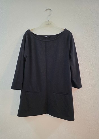 Lacoste Siyah Uzun Kollu Salas Midi Tunik
