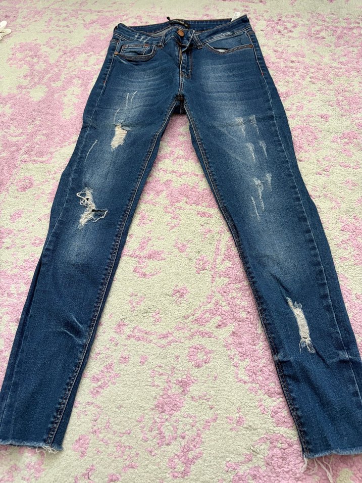 Benedetto Kadın Mavi Denim Jean — görsel 4/5